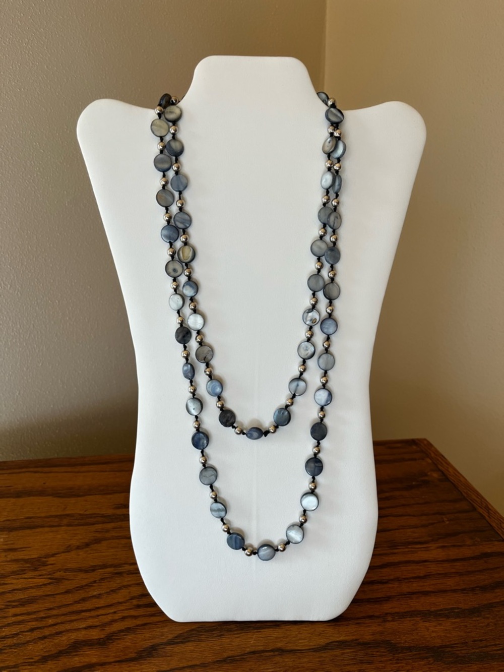 MOTHER OF PEARL NECKLACE - 50”-Stunning!